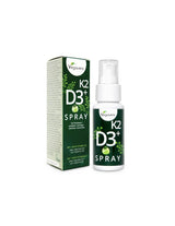 K2 + D3 Spray/ Vitamin K2 + D3/ Oral spray, 25 ml, 125 doses, 100% Vegan - Nutra Best Europe