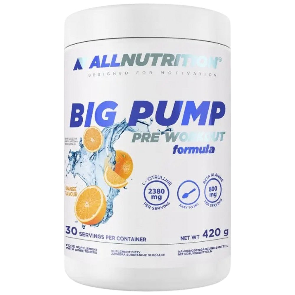 Big Pump Pre-Workout Formula - 420 grams - Nutra Best Europe