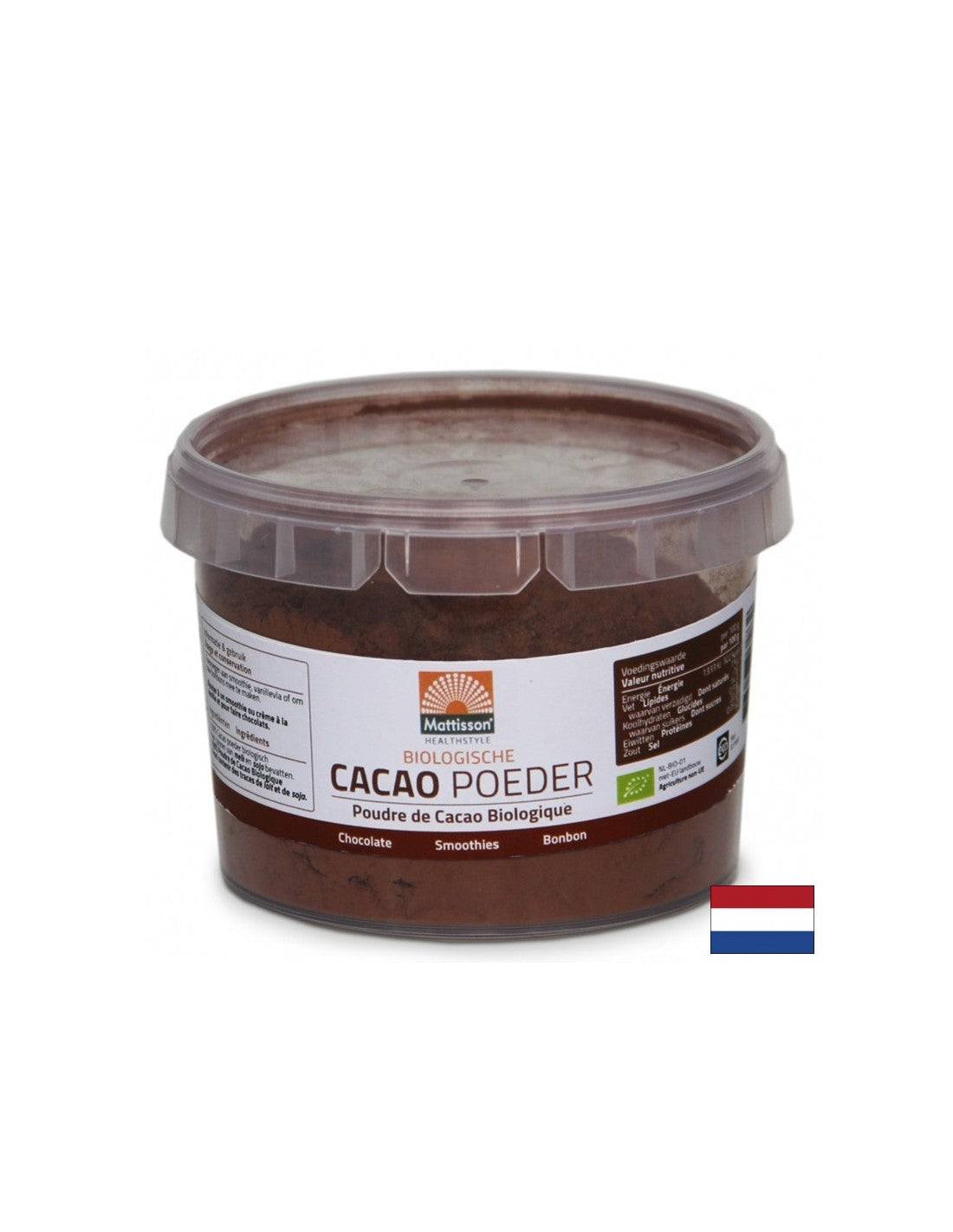 Organic cocoa powder, 100 g - Nutra Best Europe
