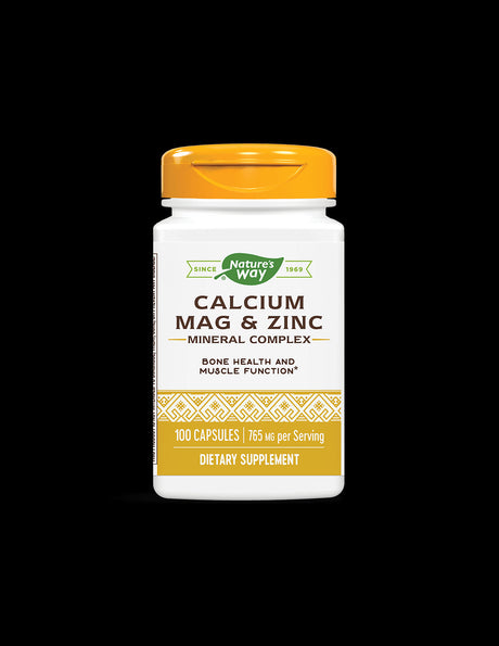 Calcium, Mag & Zinc - 100 capsules - Nutra Best Europe