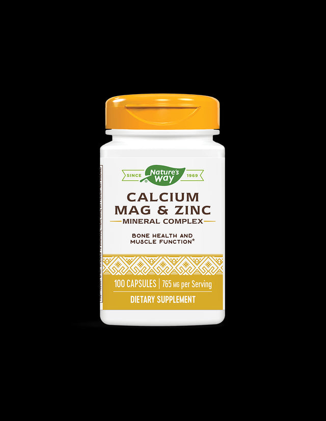 Calcium, Mag & Zinc - 100 capsules - Nutra Best Europe