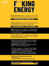 F**KING Energy | Strong Coffee Instant - 130 grams - Nutra Best Europe