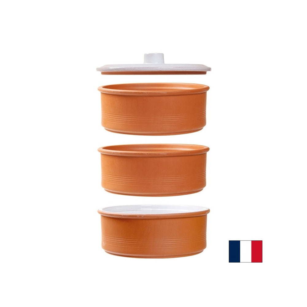 Ceramic trays for sprouting sprouts, 3 pcs - Nutra Best Europe