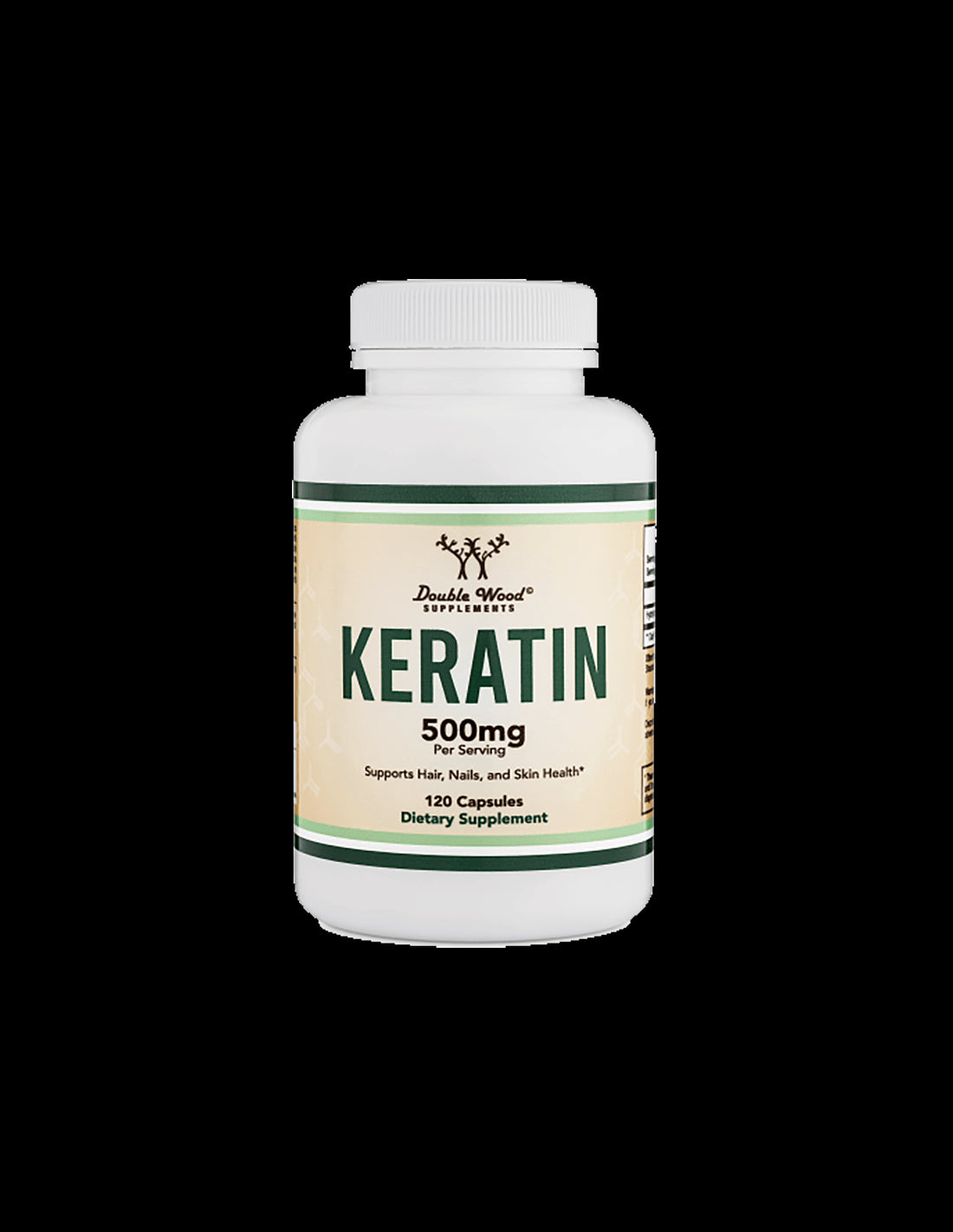 Keratin, 120 capsules Double Wood - Nutra Best Europe