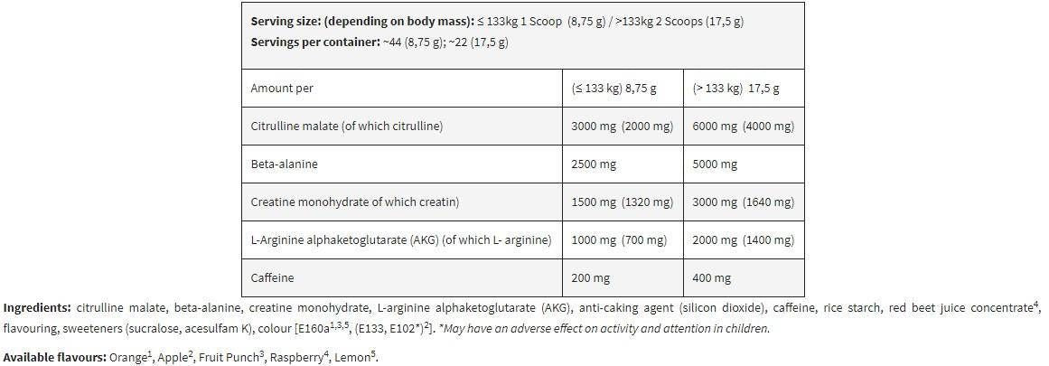 Black Line / Shaaboom Pump - 17.5 grams - Nutra Best Europe