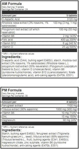 LevroTEST AM/PM Formula - 2 x 120 Tablets - Nutra Best Europe