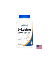 Herpes simplex, bone system - L-Lysine (hydrochloride) 1000 mg, 120 tablets - Nutra Best Europe