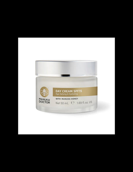 Moisturizing daily anti-aging face cream SPF 15 with manuka honey, 50 ml - Nutra Best Europe