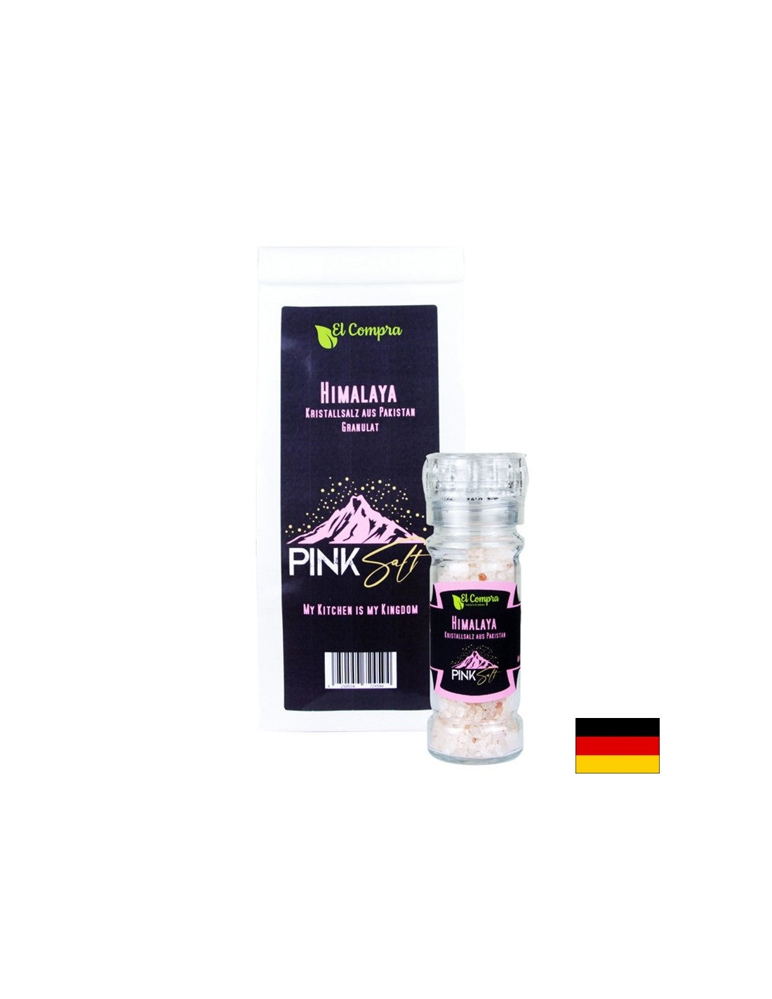 Himalayan pink salt, crystals, 1 kg - Nutra Best Europe