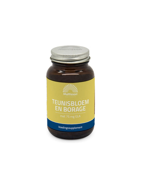 Hormonal balance - Evening primrose and borage oil, 75 mg GLA x 60 capsules - Nutra Best Europe