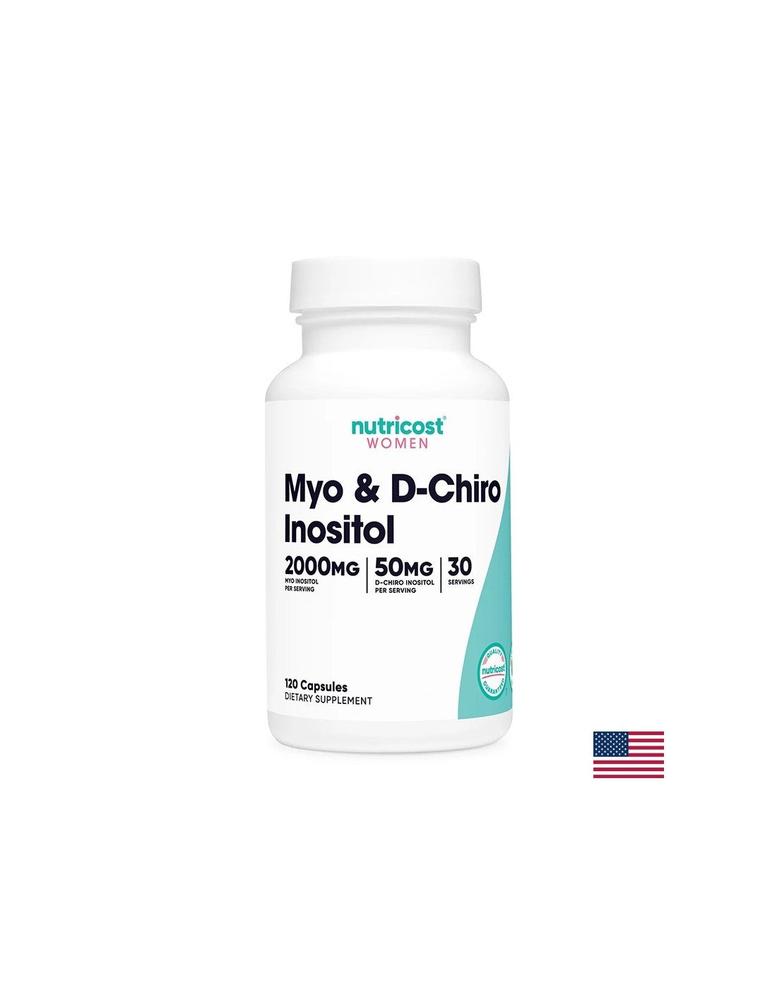 Hormonal balance - Myo & D-chiro inositol, 120 capsules - Nutra Best Europe