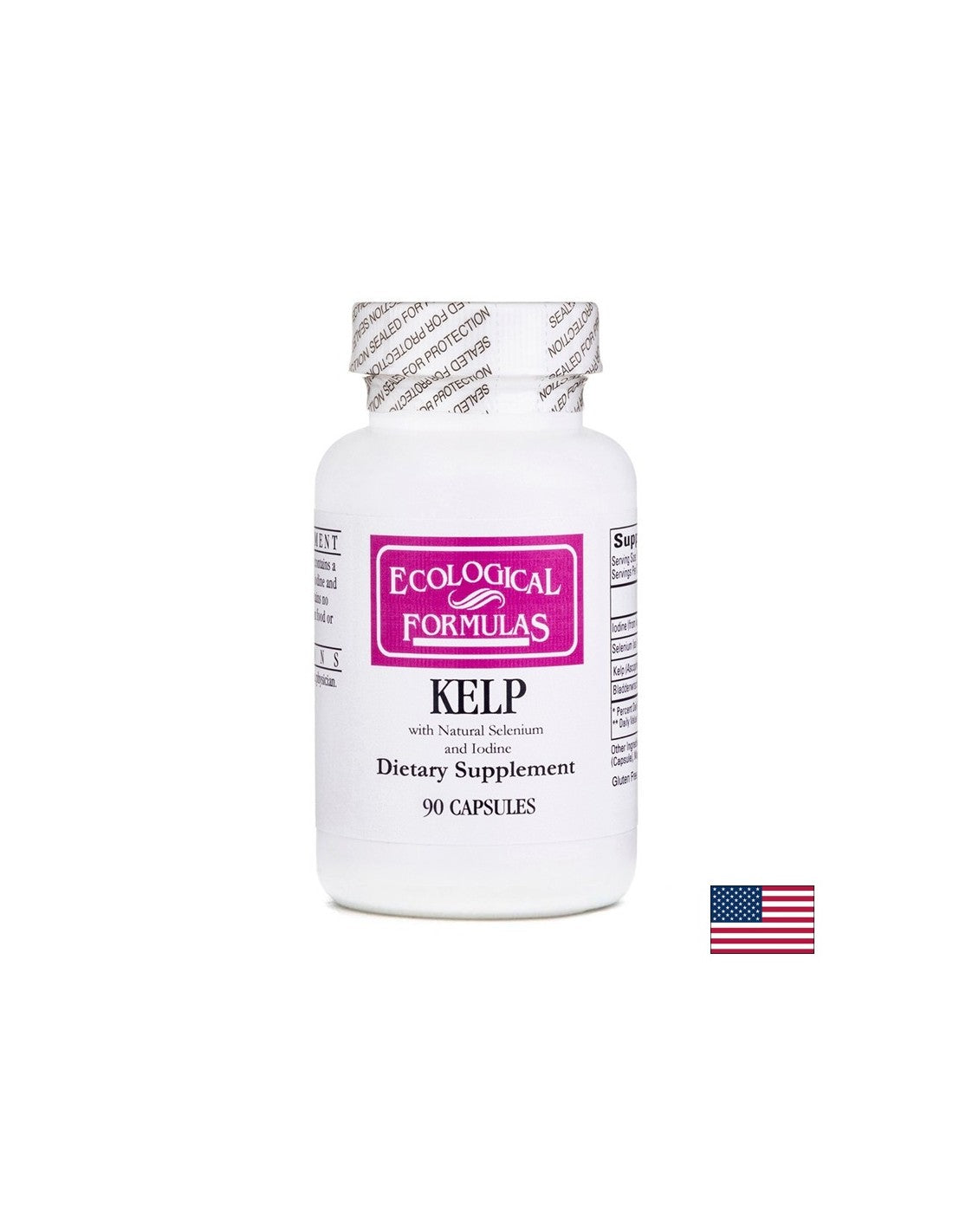 Kelp (brown algae, fucus) - Thyroid gland, 90 capsules - Nutra Best Europe