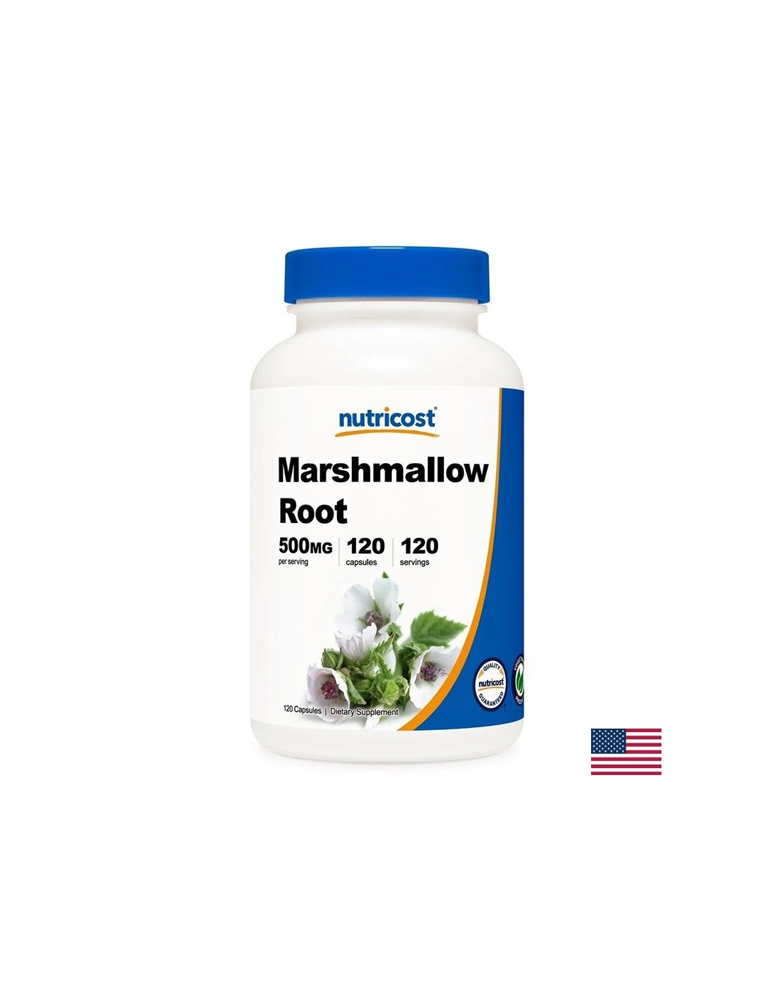 Digestion and Immunity - White Rose (root), 500 mg x 120 capsules - Nutra Best Europe