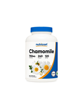 Digestion - Chamomile 375 mg, 240 capsules - Nutra Best Europe