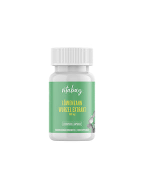 Digestive system - Dandelion (root extract), 500 mg, 120 tablets - Nutra Best Europe