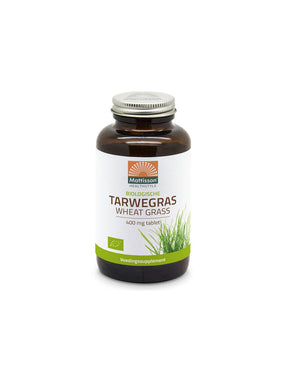 Organic wheatgrass - source of chlorophyll - Detoxification and energy boost, 350 tablets - Nutra Best Europe