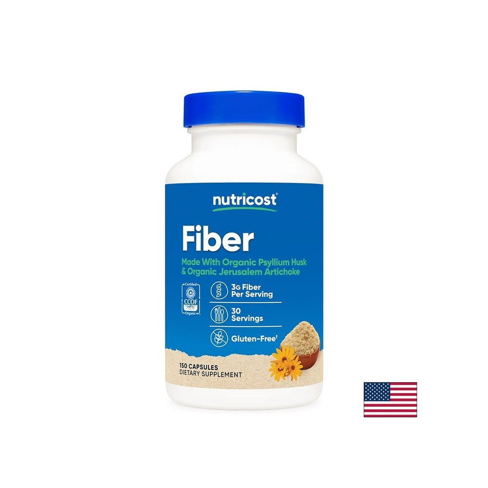 Husk + Jerusalem Artichoke (earth apple) - Intestinal comfort and fiber for good digestion, 150 capsules - Nutra Best Europe