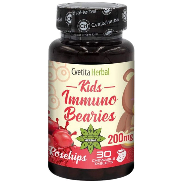 Kids Immuno Bearies 200 mg 30 Tablets - Nutra Best Europe
