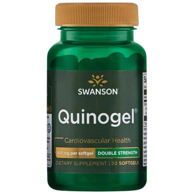 Quinogel 100 mg - Double Strength - 30 Gel Capsules - Nutra Best Europe