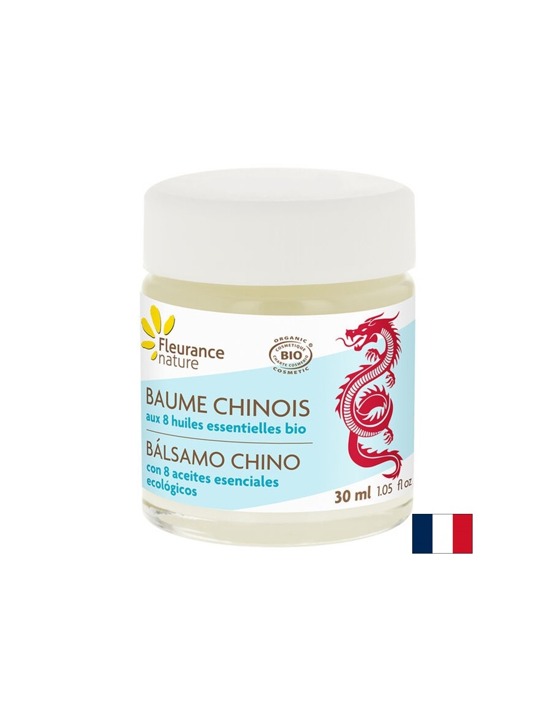 Chinese body balm with 8 essential oils, Bio Fleurance Nature - Nutra Best Europe