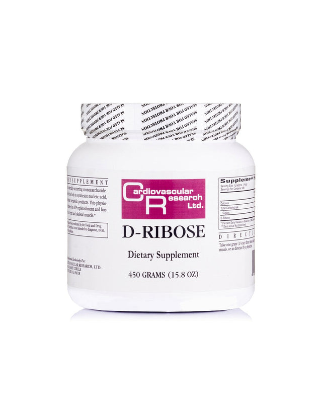 Cellular Health - D-Ribose, 450 g powder - Nutra Best Europe