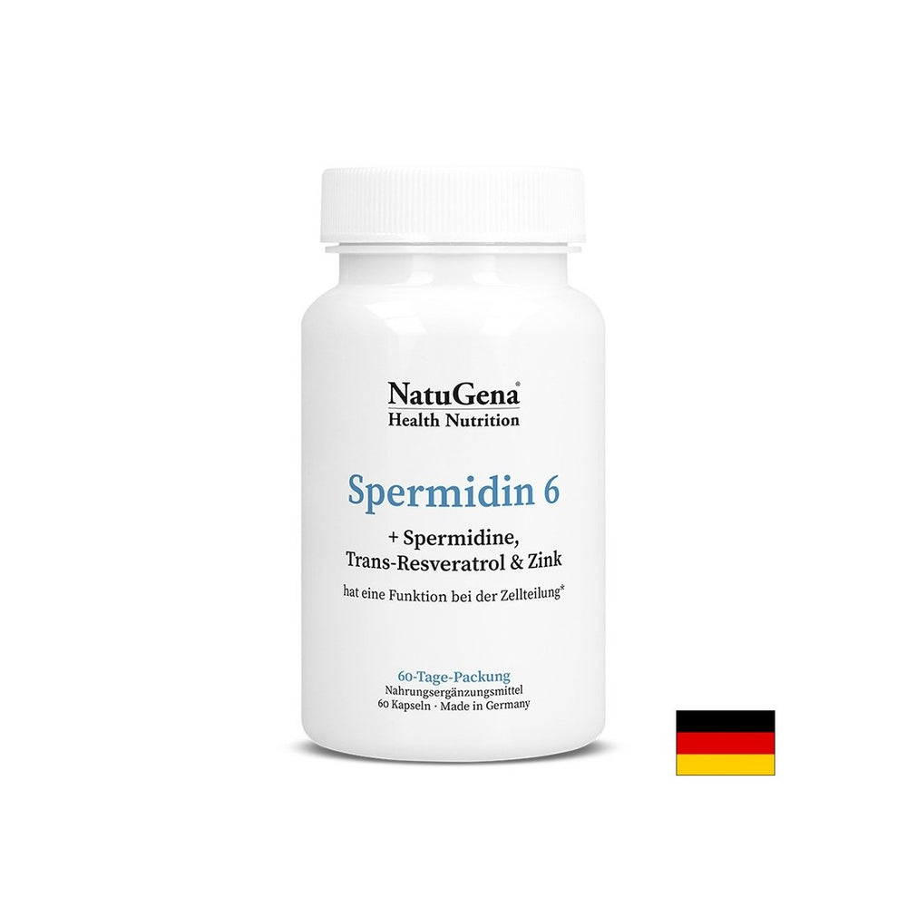 Cellular Health - Spermidine 6 (spermidine + trans-resveratrol and zinc), 60 capsules - Nutra Best Europe