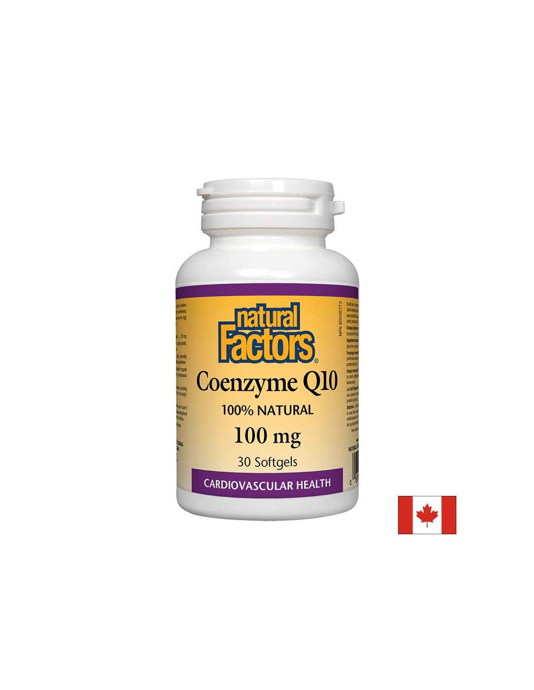 Coenzyme Q10 100 mg - 60 Gel capsules - Nutra Best Europe