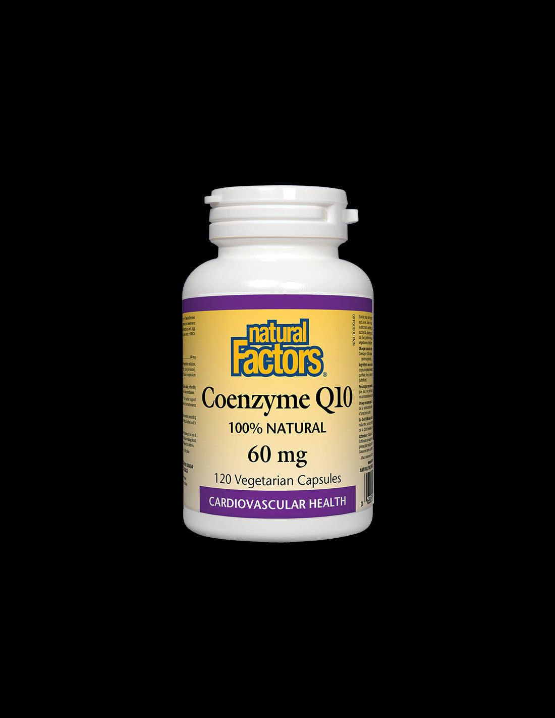 Coenzyme Q10/ Coenzyme Q10 60 mg x 120 capsules Natural Factors - Nutra Best Europe