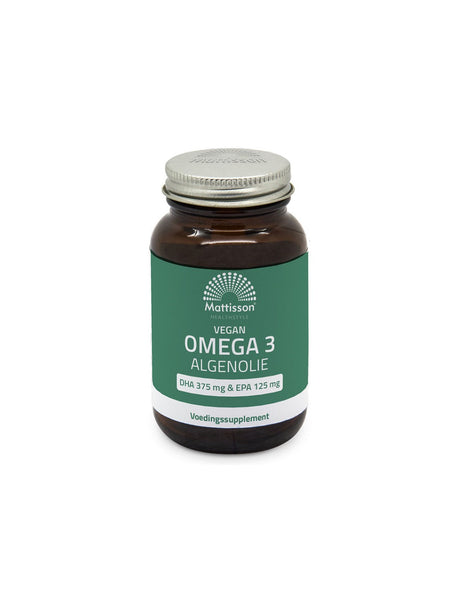 Cognitive and Heart Function - Vegan Omega-3 from Algae, 1080 mg x 60 capsules - Nutra Best Europe