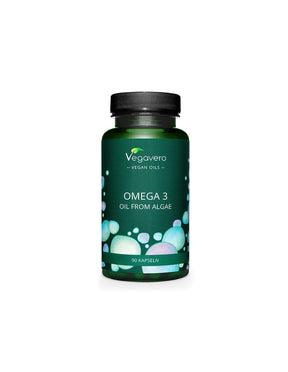 Cognitive and heart function - Omega-3 (algae oil), 90 capsules Vegavero - Nutra Best Europe