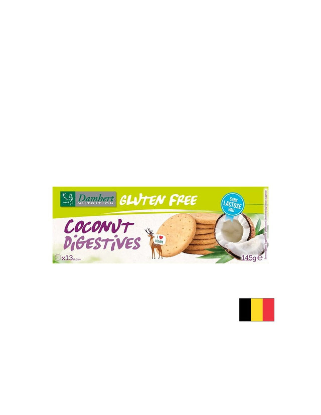 Coconut biscuits (gluten and lactose free), 145 g - Nutra Best Europe