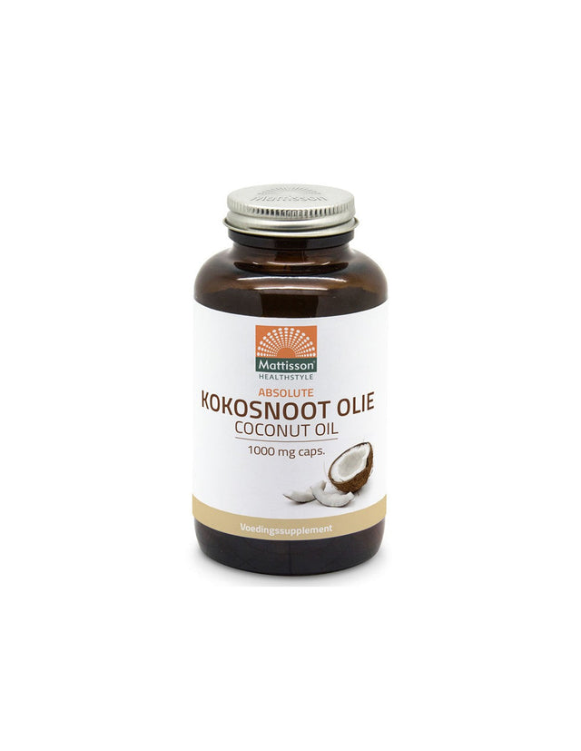 Coconut oil, 1000 mg x 120 capsules - Nutra Best Europe