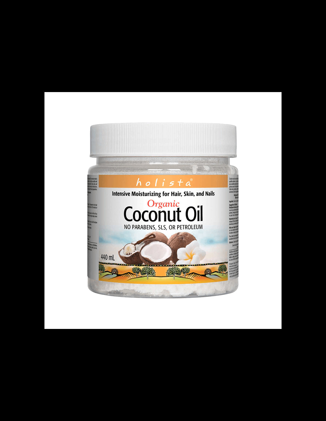 Coconut Oil Organic Holista 440 ml - 440 ml - Nutra Best Europe