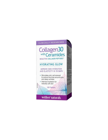 Collagen30® with Ceramides - Collagen + Ceramides, 120 tablets Webber Naturals - Nutra Best Europe