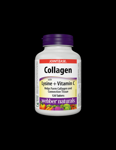 Collagen with Lysine + Vitamin C/ Collagen 500 mg with Lysine and Vitamin C x 120 tablets - Nutra Best Europe