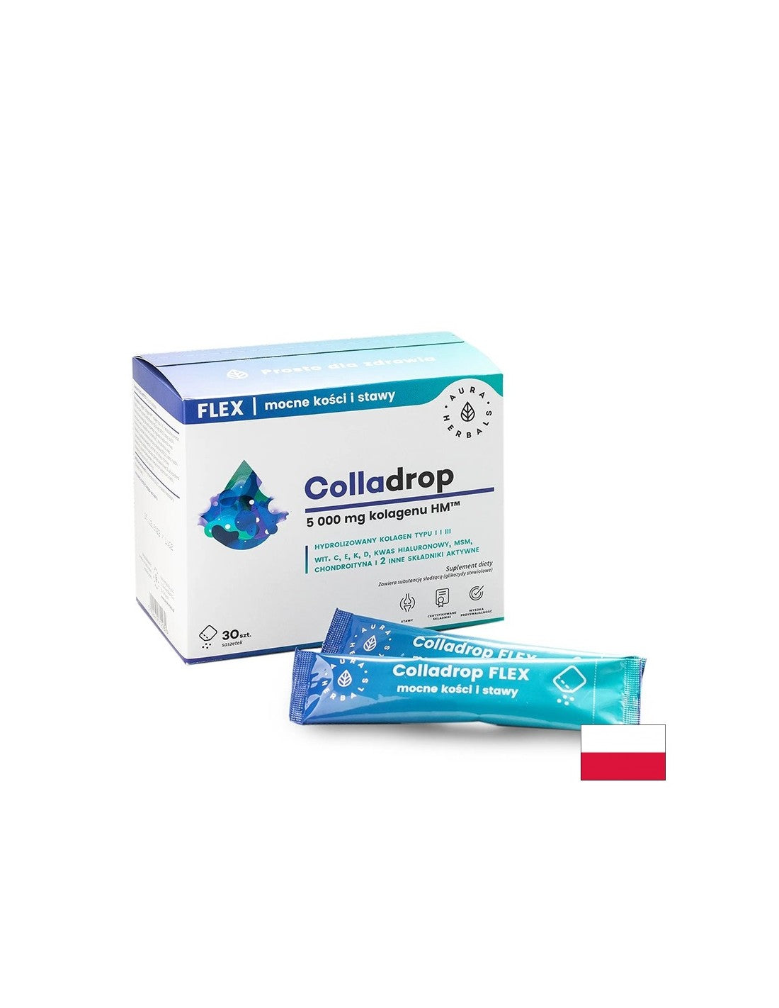 HM™ Joint Collagen (with Chondroitin, Hyaluronic Acid, MSM and Boswellia), 30 Sachets - Nutra Best Europe