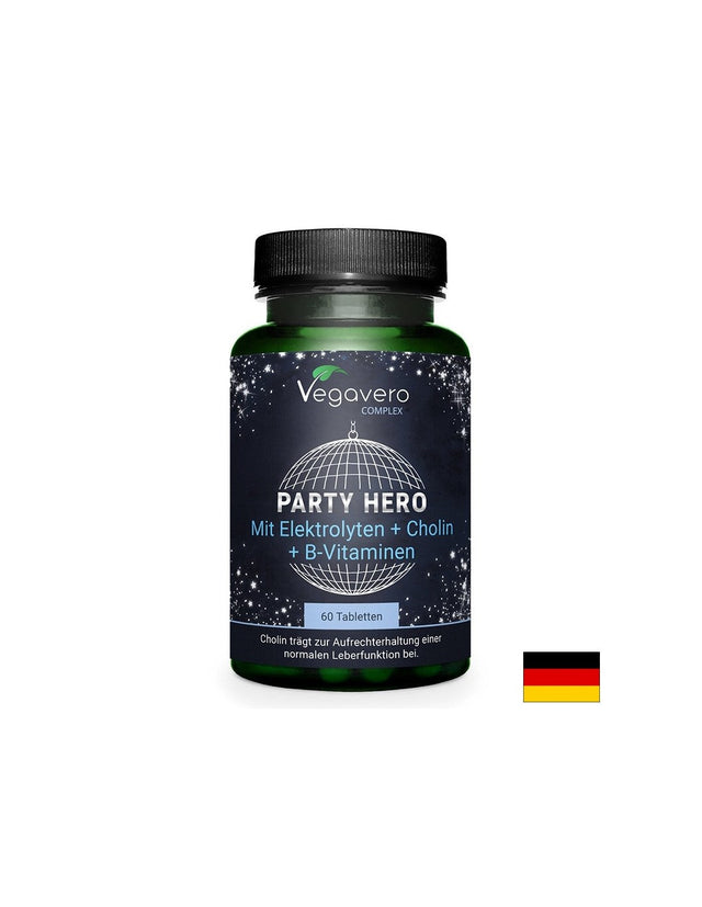 Комплекс от електролити, витамини, минерали и билкови екстракти - При махмурлук и умора, 60 таблетки - Nutra Best Europe