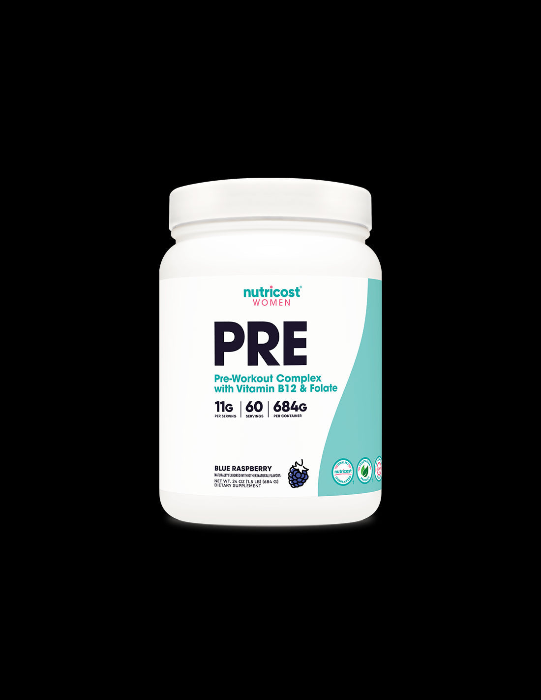 Complex fitness formula for women Pre-Workout, 684 g powder Nutricost - Nutra Best Europe