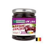 Cherry jam with low sugar and carbohydrate content, 210 g - Nutra Best Europe