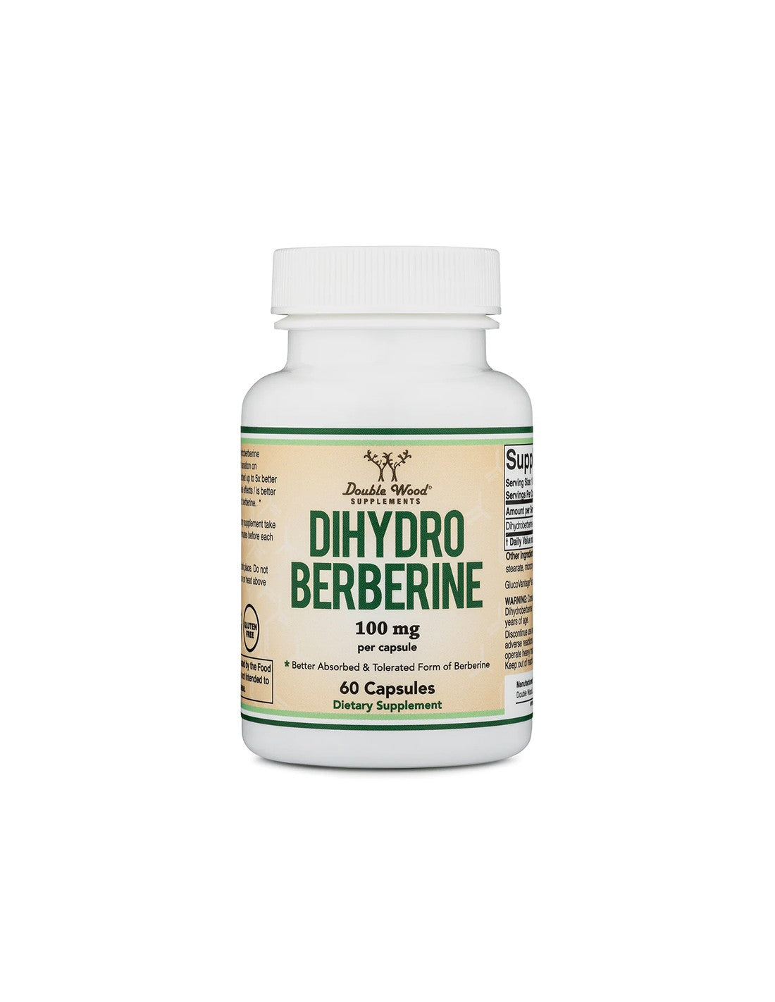 Dihydroberberine - diabetes and high cholesterol, 100 mg, 60 capsules - Nutra Best Europe