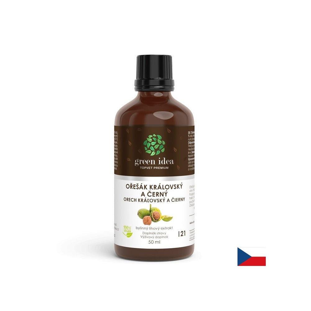 Blood sugar and cholesterol control - Walnut, 50 ml tincture - Nutra Best Europe