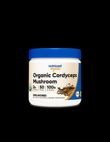 For fatigue and stress - Cordyceps Organic, 100 g, Nutricost powder - Nutra Best Europe