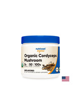 For fatigue and stress - Cordyceps Organic, 100 g, Nutricost powder - Nutra Best Europe
