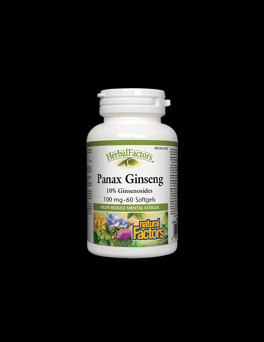 Panax Ginseng 100 mg - 60 Gel capsules - Nutra Best Europe