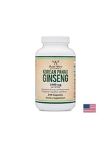 Korean Panax Ginseng - Korean ginseng, 240 capsules Double Wood - Nutra Best Europe