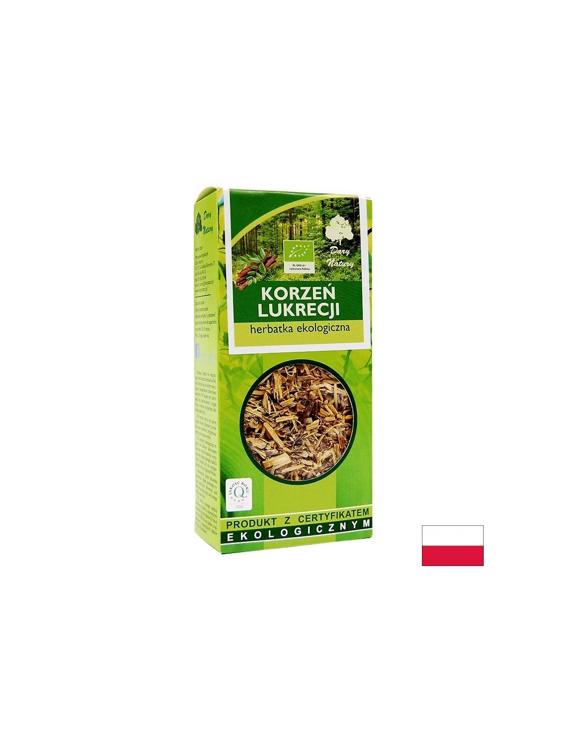 Organic licorice root, 50 g Dary Natury, - Nutra Best Europe