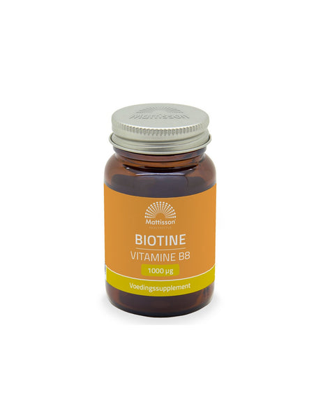 Hair and skin - Biotin, 1000 µg x 60 tablets - Nutra Best Europe