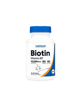 Hair, skin and nails - Biotin, 10000 µg x 150 softgel capsules - Nutra Best Europe
