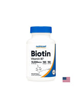Hair, skin and nails - Biotin, 10000 µg x 150 softgel capsules - Nutra Best Europe