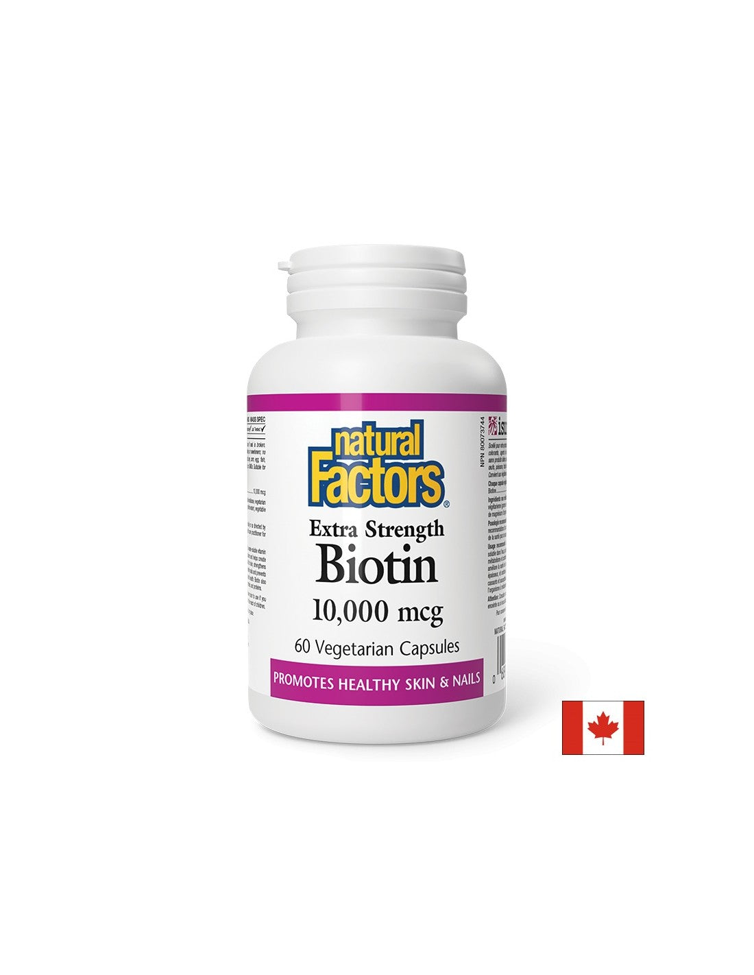 Hair, skin and nails - Biotin, 10000 µg x 60 V capsules - Nutra Best Europe